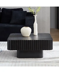 Streamdale Furniture 31.5" Modern Drum Coffee Table