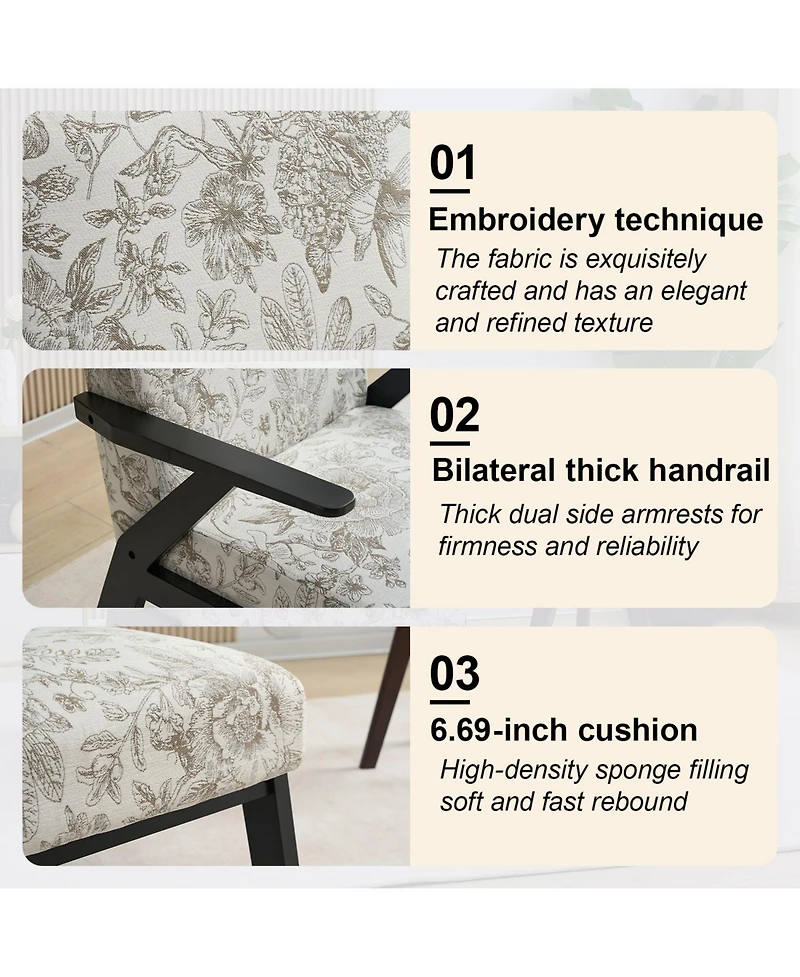 Streamdale Furniture Mid-Century Modern Lounge Armchair