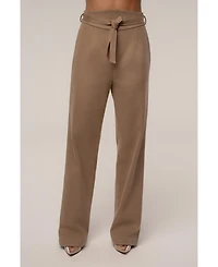 Jluxlabel Women's Heidi Belted Suede Pant