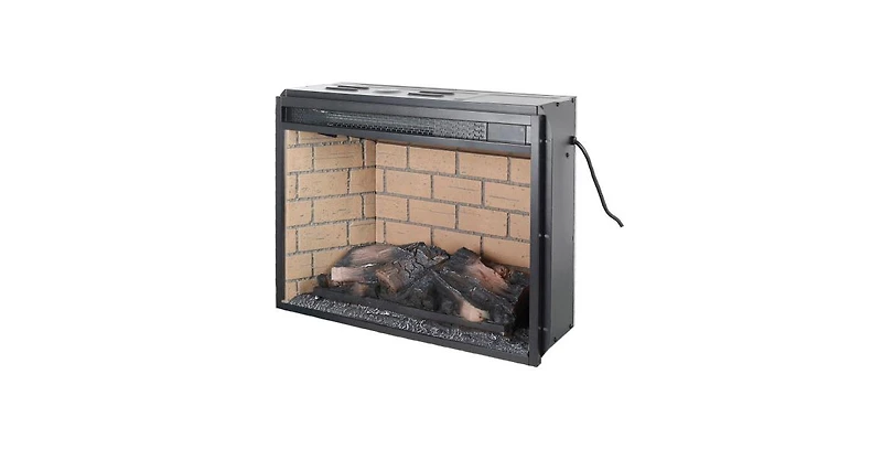 Flynama 23 inch infrared quartz heater fireplace insert