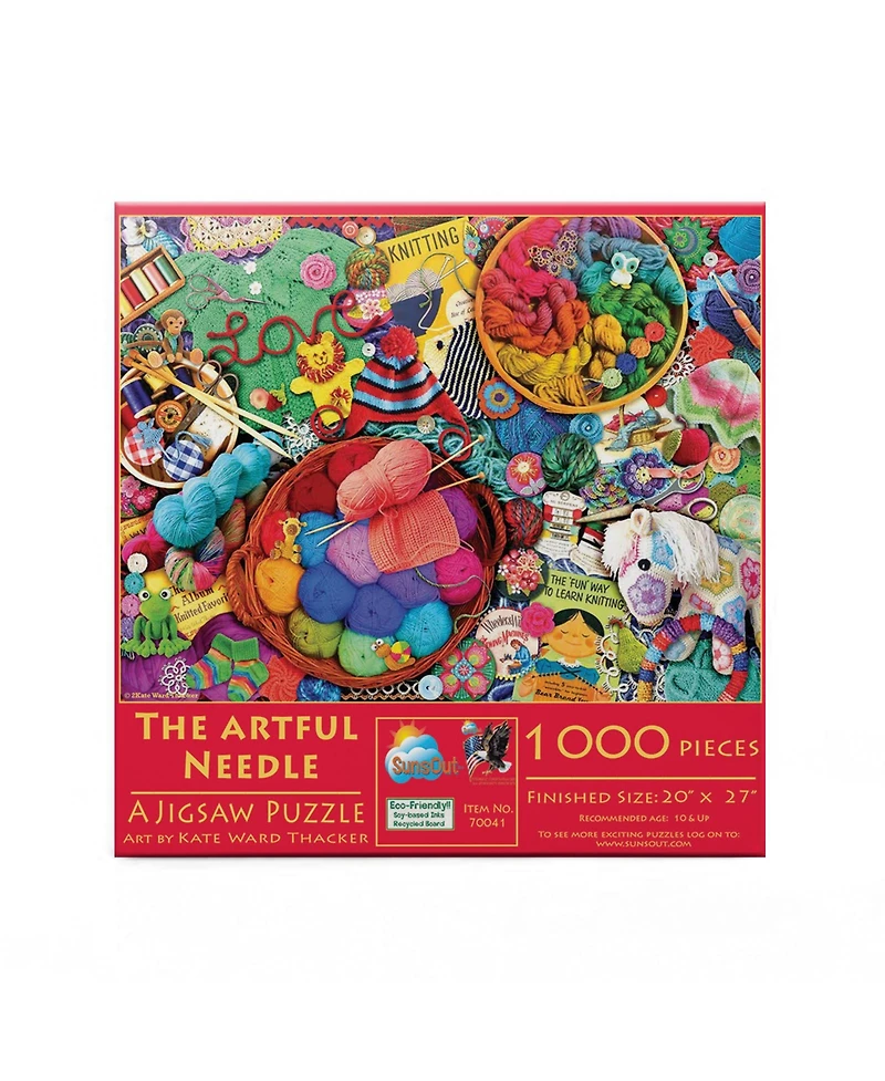 SunsOut The Artful Needle 1000 piece Jigsaw Puzzle for Adults