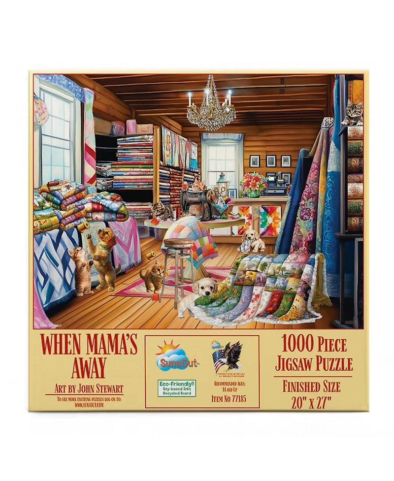 SunsOut When Mamas Away 1000 piece Jigsaw Puzzle for Adults