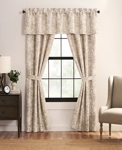 Rose Tree Hannah Floral Tailored Window Valance, 80" x 17"