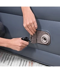 Bestway Tritech LoungeLux Headboard 33" Queen Air Mattress with Built-in Ac Pump