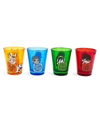 Avatar: The Last Airbender Chibi Characters 2-Ounce Shot Glasses | Set of 4