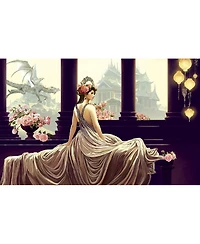 SunsOut Princess with Pink Roses 550 piece Jigsaw Puzzle for Adults