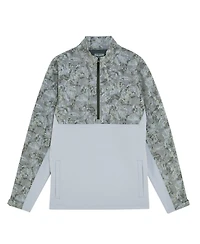 Lyle & Scott Men's Golf Printed Half Zip Windjammer Jacket