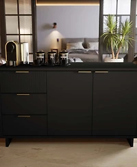 Manhattan Comfort Granville 55" Solid Wood Sideboard
