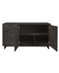 Manhattan Comfort Granville 55" Solid Wood Sideboard