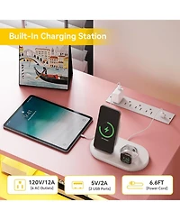 gaomon 7-Drawer Modern Dresser with Charging Station, Led Lights, Wide Chest, Large Capacity Storage, Living Room, Hallway