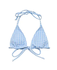 Snapper Rock Women's Seaside Gingham Bikini Top