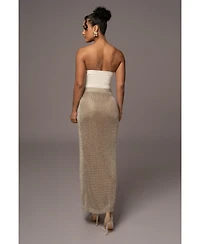 Jluxlabel Women's Anais Maxi Slit Skirt