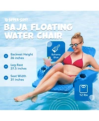 Trc Recreation Folding Baja Chair Swimming Pool Float Armchair