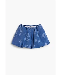 Desigual Girls Girls's Denim mini bubble skirt