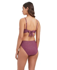 Bar Iii Rib & Shine Over-The-Shoulder Bra, Macy's Exclusive