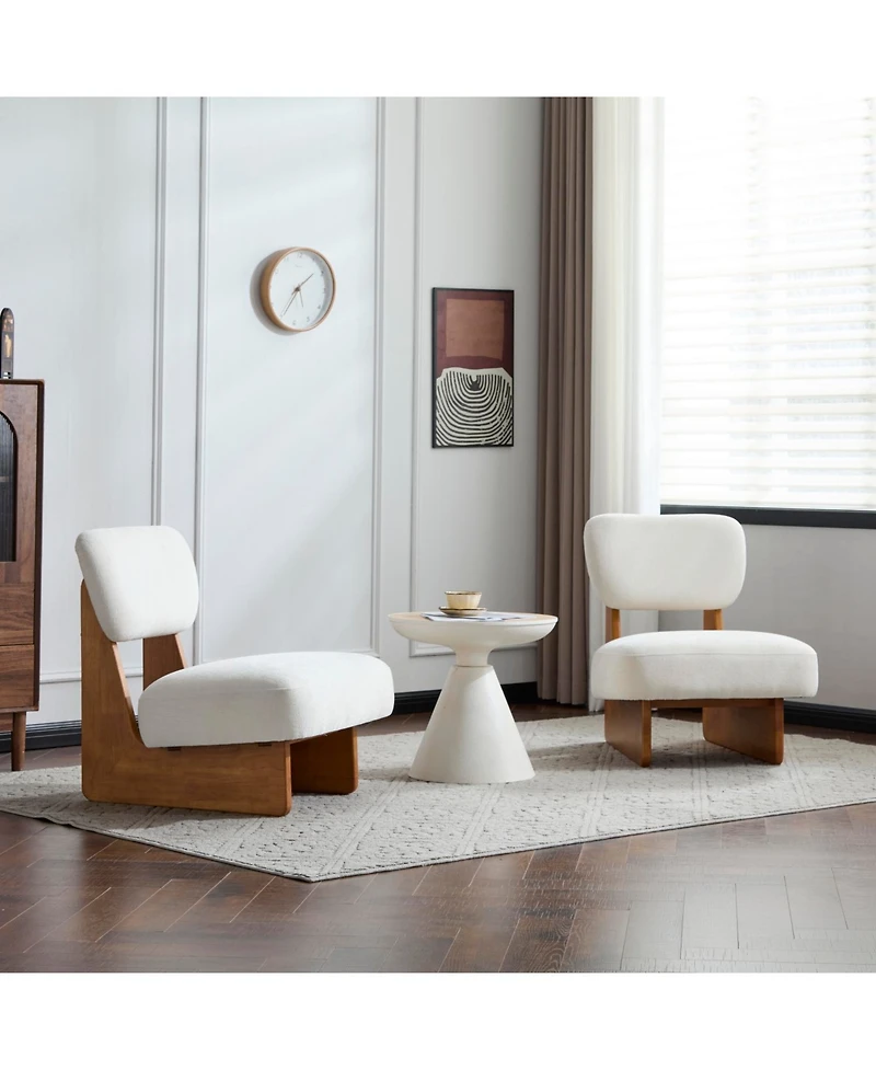 Streamdale Furniture Lounge Chair Set of 2 - Modern Accent Seating