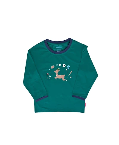 Bits & Bows Baby Reindeer Games Long Sleeve T-Shirt