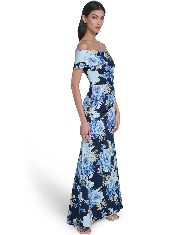 Eliza J Women's One-Shoulder Ball Gown