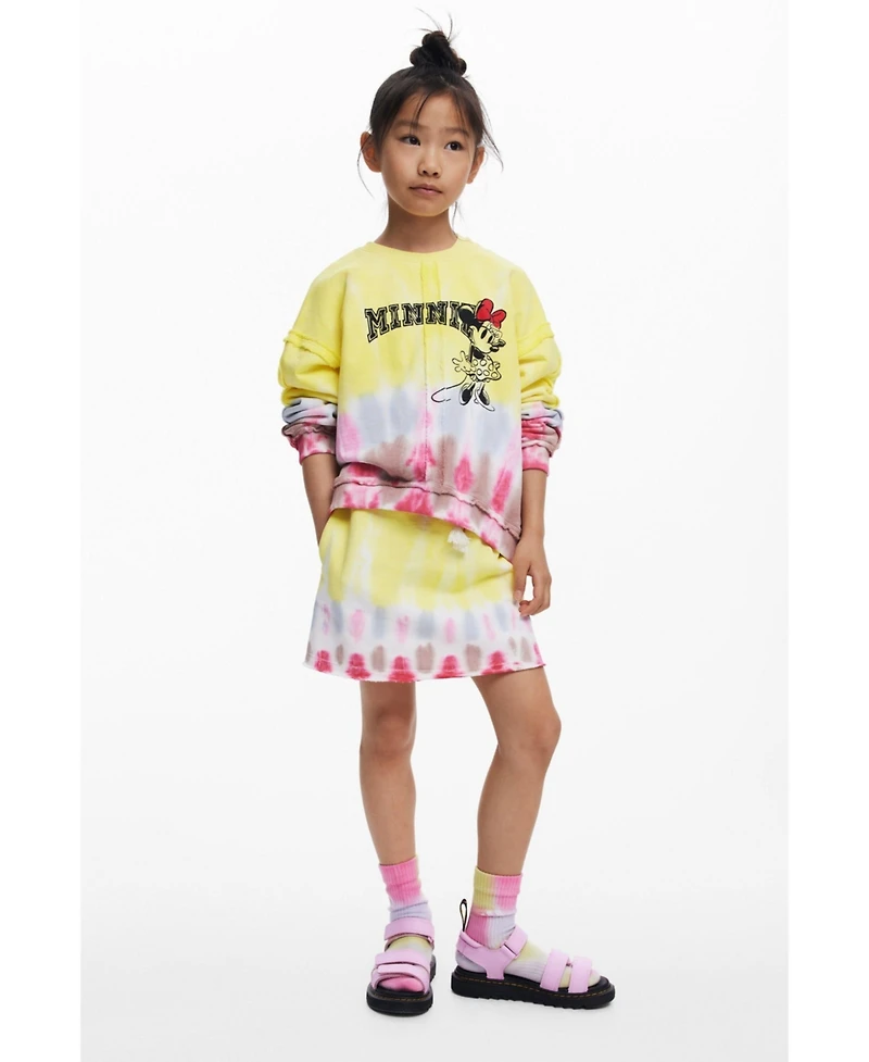 Desigual Girls Girls's Tie-dye skirt with elastic