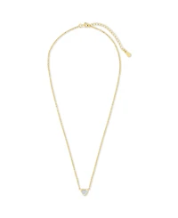 Sterling Forever Heart Bezel Set Pendant