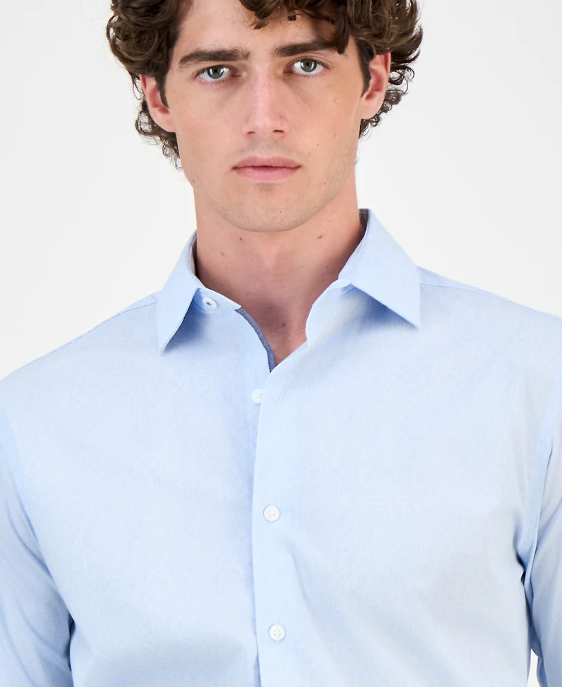 Bar Iii Slim Fit Men's Vine Print Dress Shirt, Created for Macy's