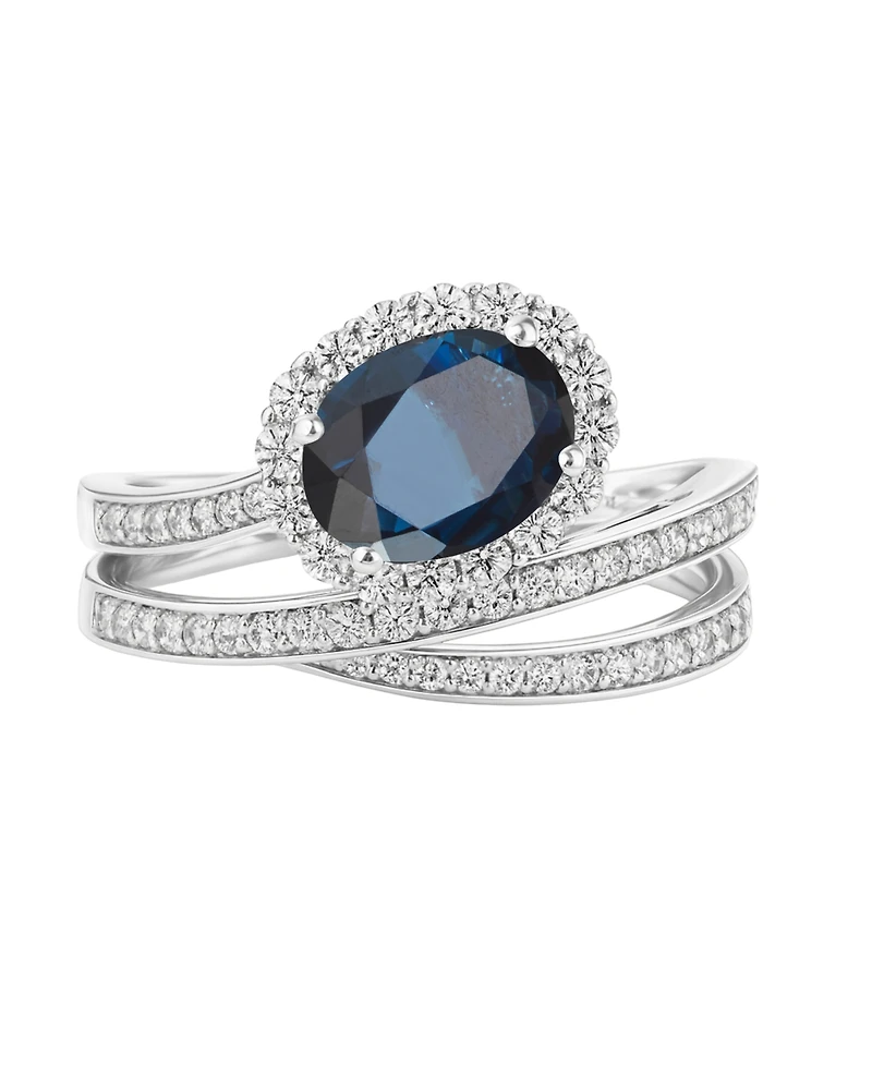 Macy's Emerald (1-1/5 ct. t.w.) And Diamond (1/2 Ring 14k Yellow Gold (Also Available Sapphire & Ruby)