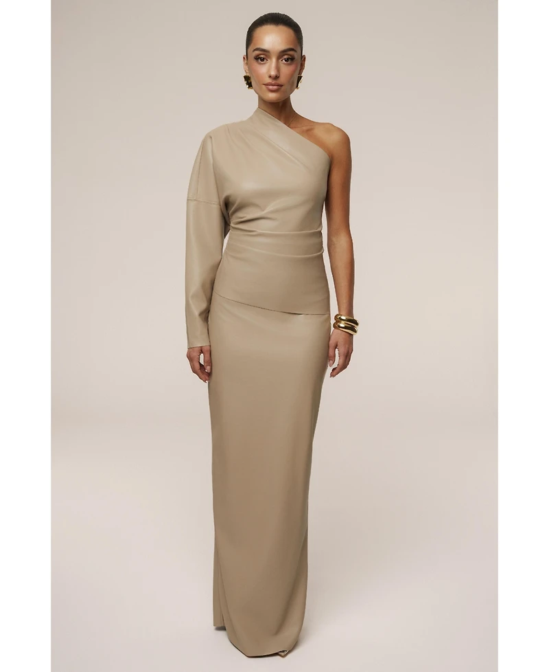 Jluxlabel Women's Demi One Shoulder Top