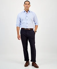 Club Room Men's Dot Stripe Shirt, Created for Macy's
