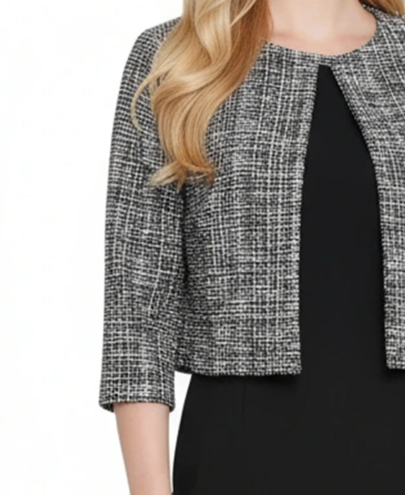 Ny Collection Petite 2 Piece Jacket and Dress Set