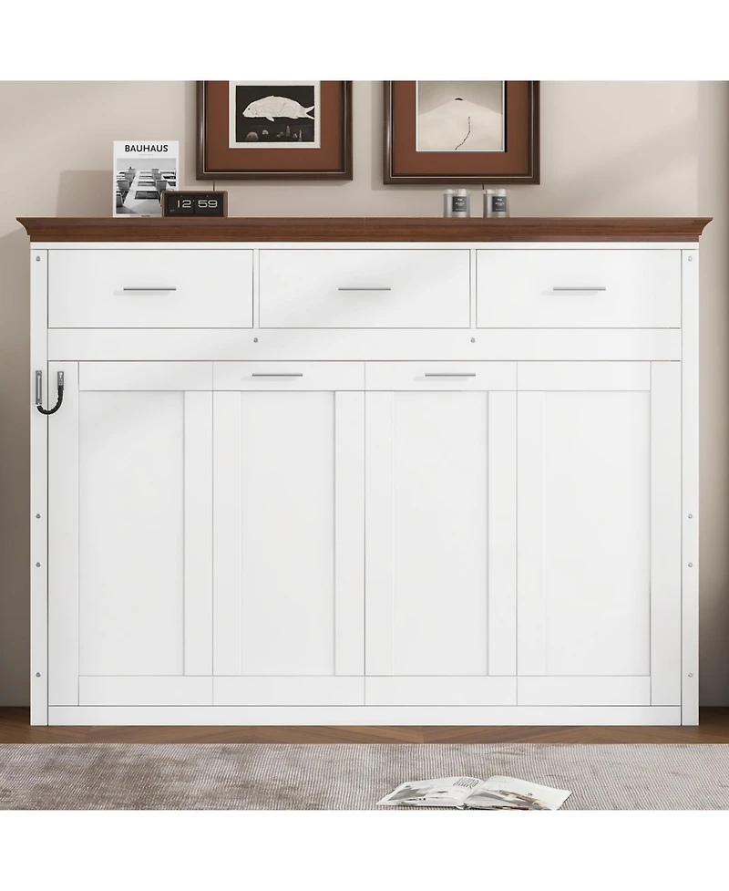 Streamdale Furniture Murphy Bed with 3 Drawers
