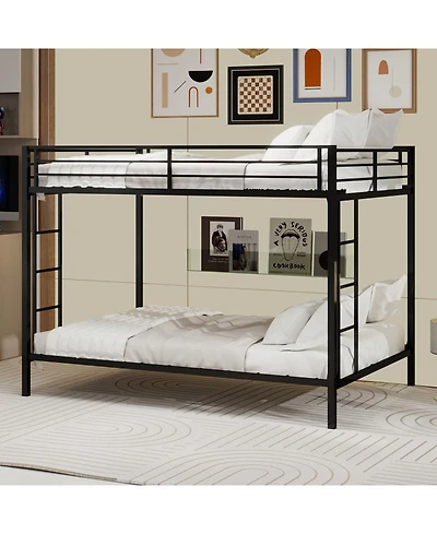 Streamdale Furniture Streamdale Multi-Functional Square Tube Iron Bunk Bed