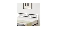 gaomon Modern Bed Frame, Metal Platform Bed with Headboard and Footboard