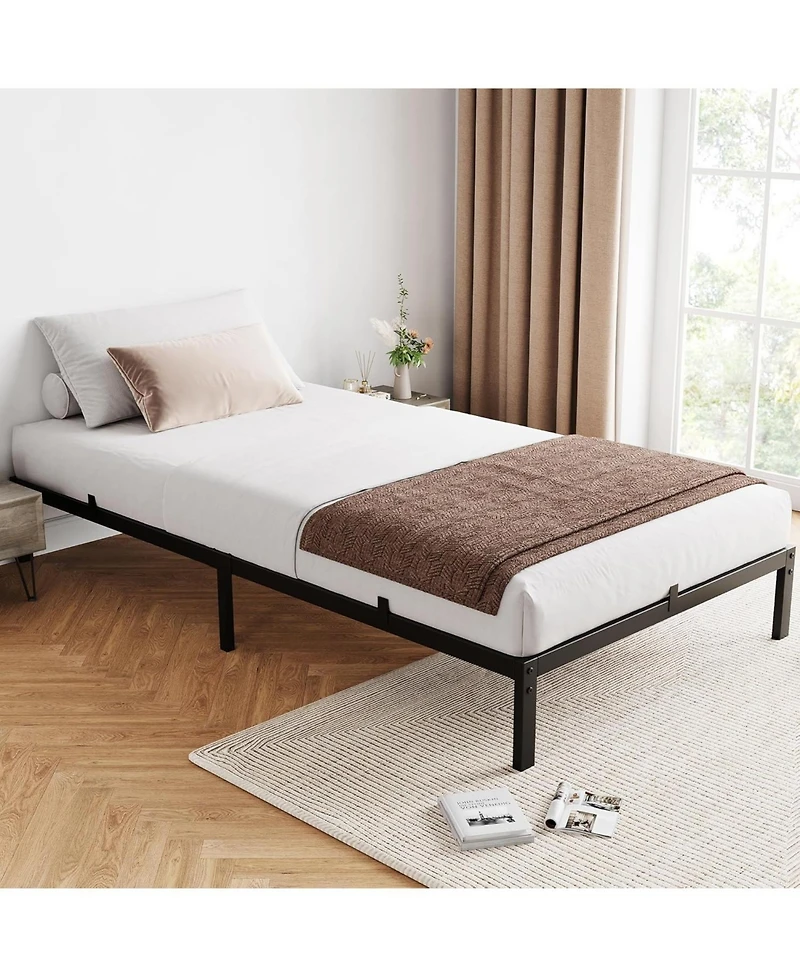 gaomon Twin Bed Frame Simple Assembly Labeled Parts Tools Included Quick Setup