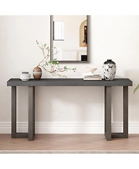 Streamdale Furniture Geometric Console Table - Pine Legs