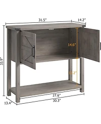 gaomon 3-Drawer Modern Tv Cabinet Lowboard with Open Shelves, Solid Steel Frame for TVs up to 55", Living Room Storage, Stylish Design