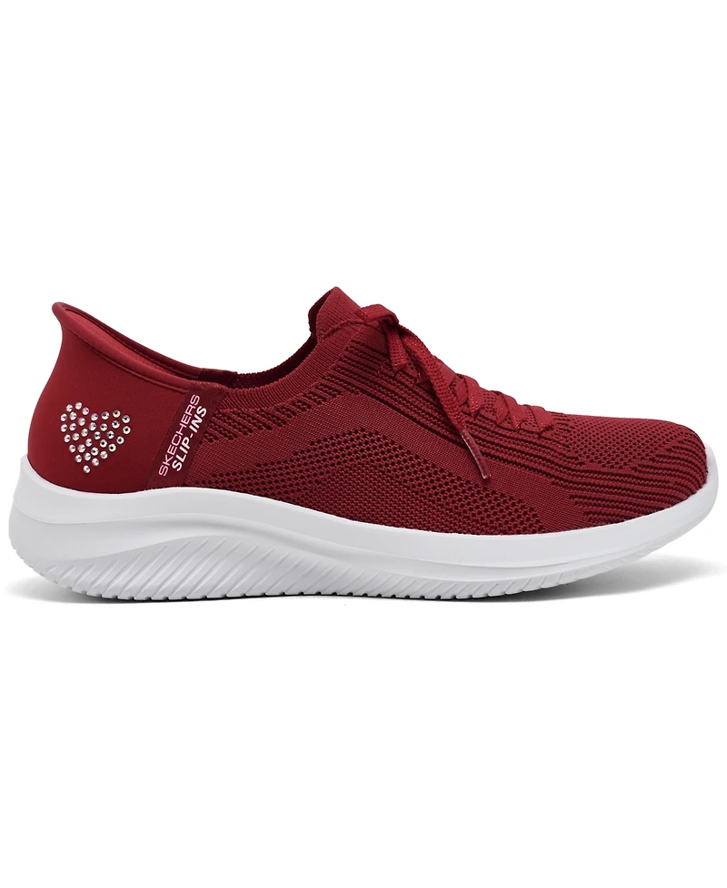 Skechers Women's Slip-Ins: Ultra Flex 3.0 - Heart Me Slip-On Casual Sneakers from Finish Line