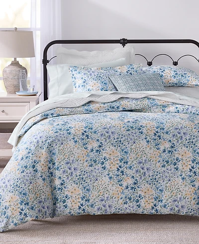 Charter Club Meadow Floral 3-Pc. Duvet Cover Set, Full/Queen