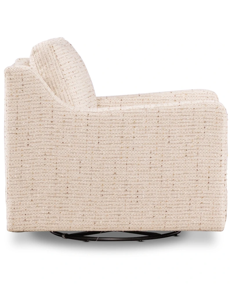 Furniture 30" Triana Fabric Accent Swivel Chair
