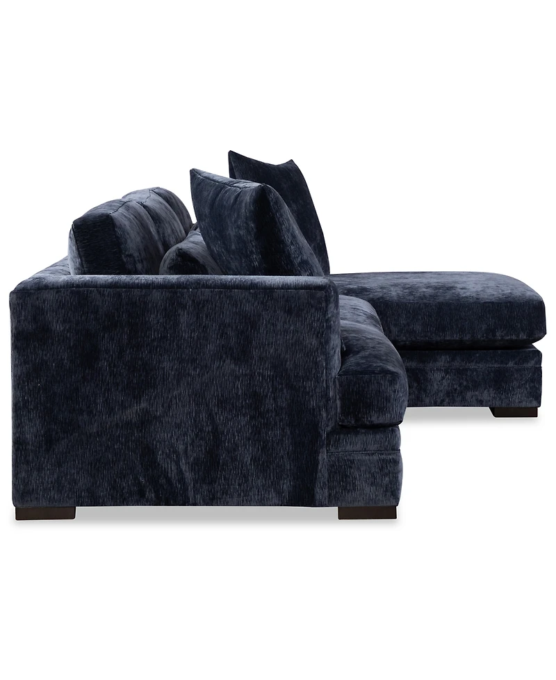 Furniture Triana 2-Pc. Fabric Chaise Sectional Sofa