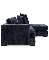Furniture Triana 2-Pc. Fabric Chaise Sectional Sofa