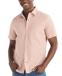 Nautica Men's Printed Short Sleeve Shirt