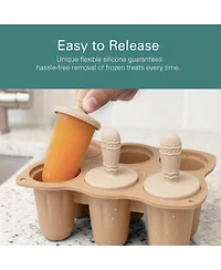 Sperric Baby Popsicle Mold – Silicone Teething Ice Pop Molds for Infants & Toddlers, 6-Cavity, Bpa-Free, Dishwasher Safe