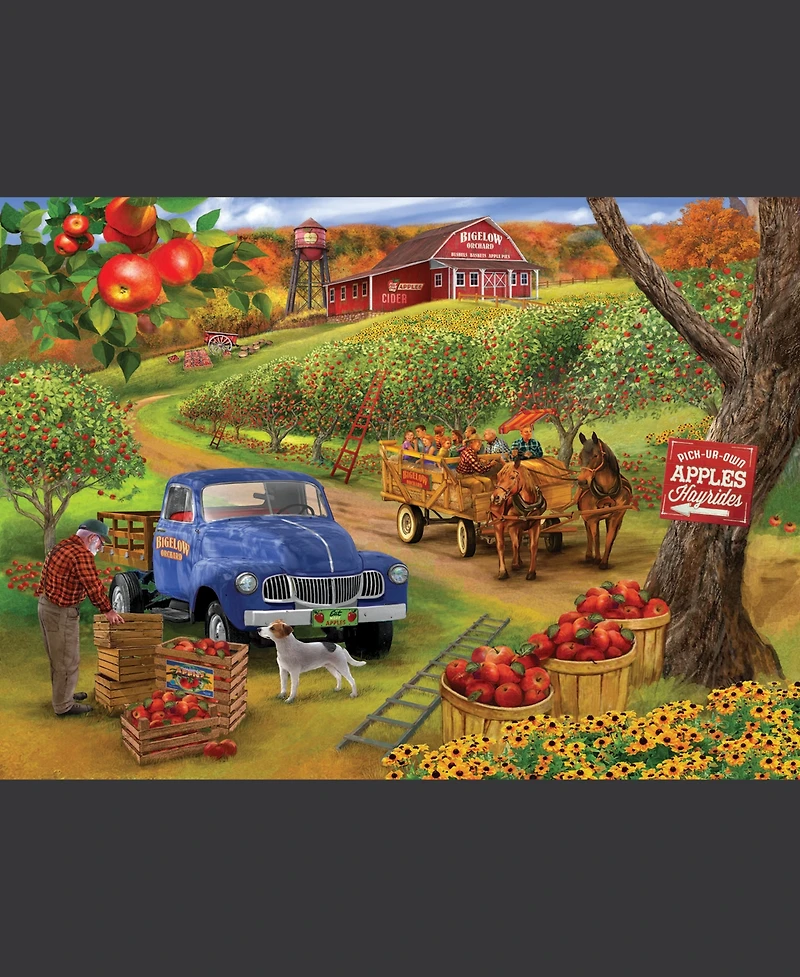 SunsOut Pick Ur Own Apples 500 piece Jigsaw Puzzle for Adults Large Pieces