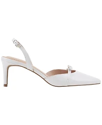 Bandolino Women's Pracen Bow Pointy Toe Slingback Pumps