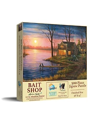 SunsOut Bait Shop 500 piece Jigsaw Puzzle for Adults