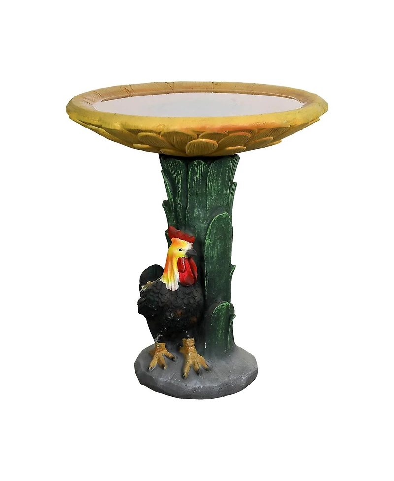 Sunjet 23" H Outdoor Concrete Bird Bath