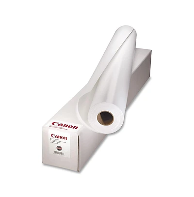 Canon 1290V133 24 in. x 40 ft. 14 mil 2 in. Core Scrim Banner Vinyl Roll - Matte White (1-Roll)