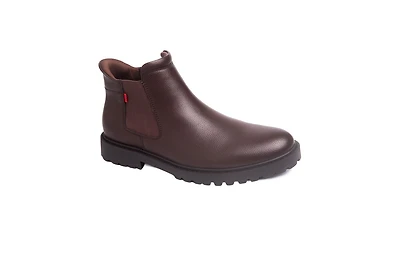 Marc Joseph New York Men's Clark Road Hands-Free Slip On Technology Leather Laceup Chukka Boots