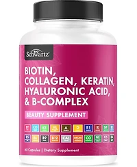 Bioschwartz Biotin Collagen Keratin, 60ct