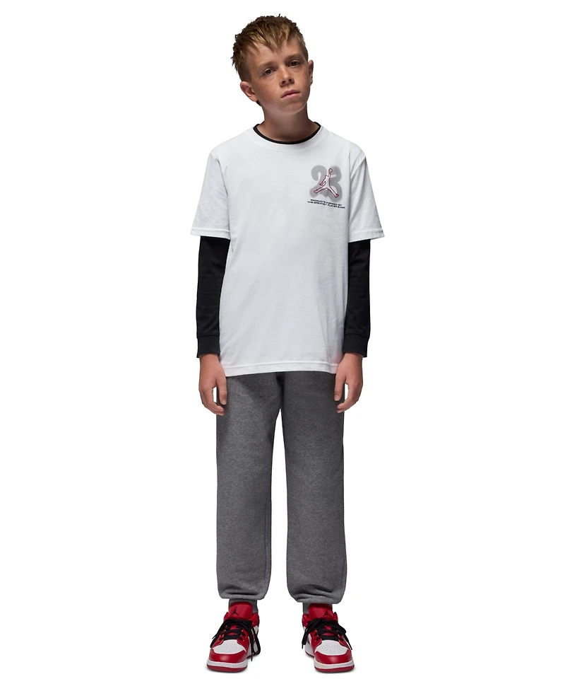 Jordan Boys 8-18 Graphic Print Crewneck T-Shirt